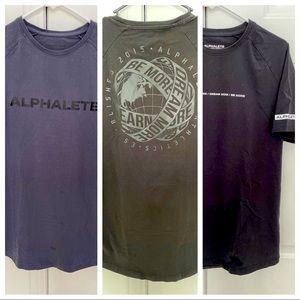Alphalete performance tee bundle size Large
